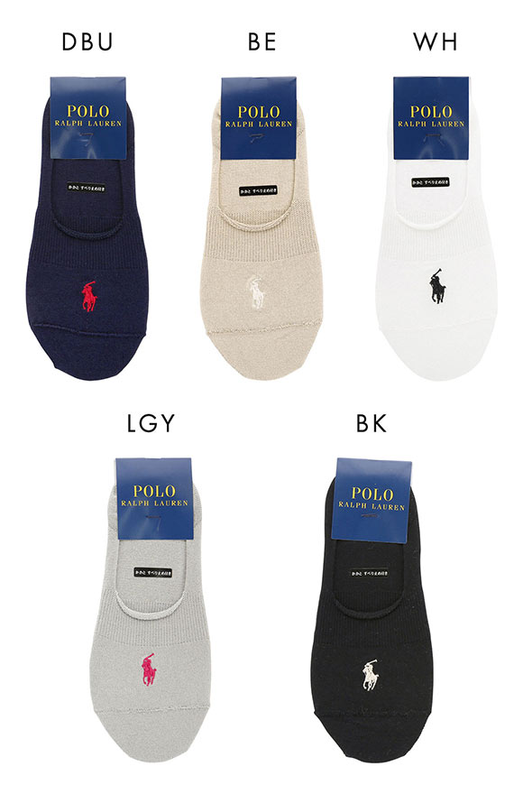 ポロ ラルフローレン POLO RALPH LAUREN 深ばきカバーソックス フットカバー すべり止め付き 21-23 22-24 24-26 ペッツ 靴下 レディース