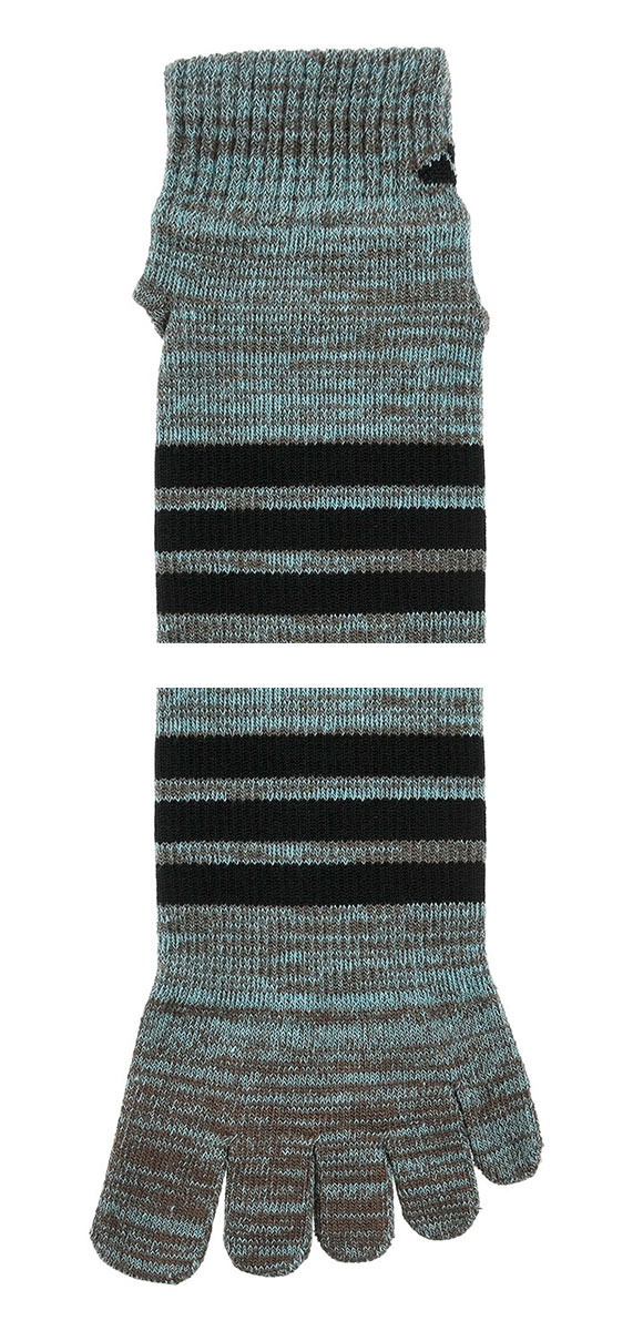 アディダス スリーストライプ ショート丈 5本指ソックス 足底滑り止め付き メンズ 靴下 adidas 25-27cm