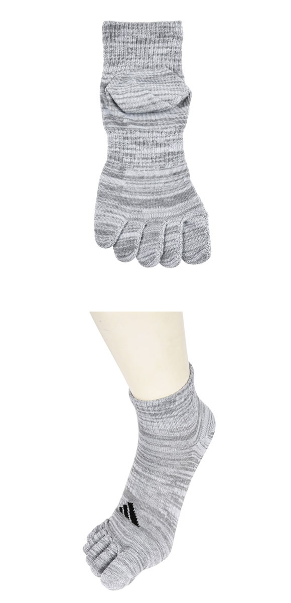 アディダス ストロング 5本指 ショート丈 ソックス 3足セット メンズ 靴下 adidas 耐久性10倍 24-26cm 26-28cm