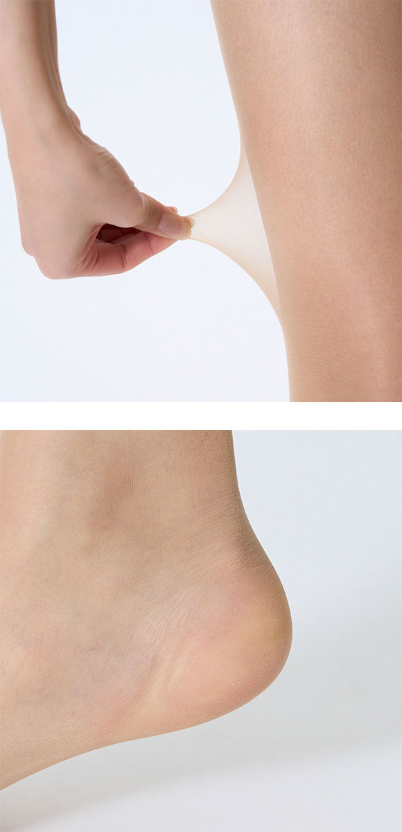 福助 まとうUVヴェール オープントゥ 2本指 ストッキング 涼感タイプ レディース パンスト fukuske 紫外線対策