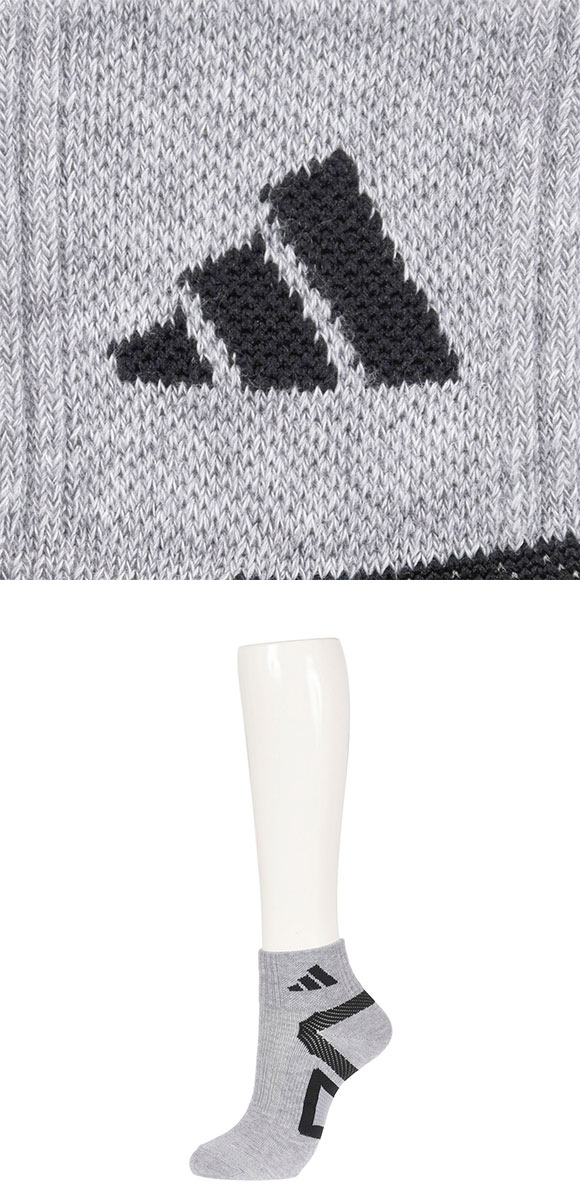 アディダス キッズ ジュニア DRY ショート丈 ソックス 3足セット 吸水速乾 靴下 adidas 21-23cm 23-25cm