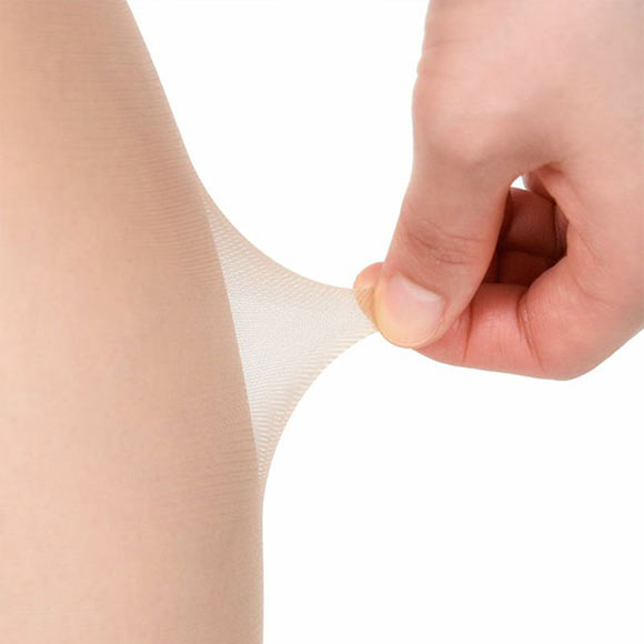 福助 fukuske つま先オープン 5本指 ストッキング パンスト レディース 銀イオン加工 M-L L-LL