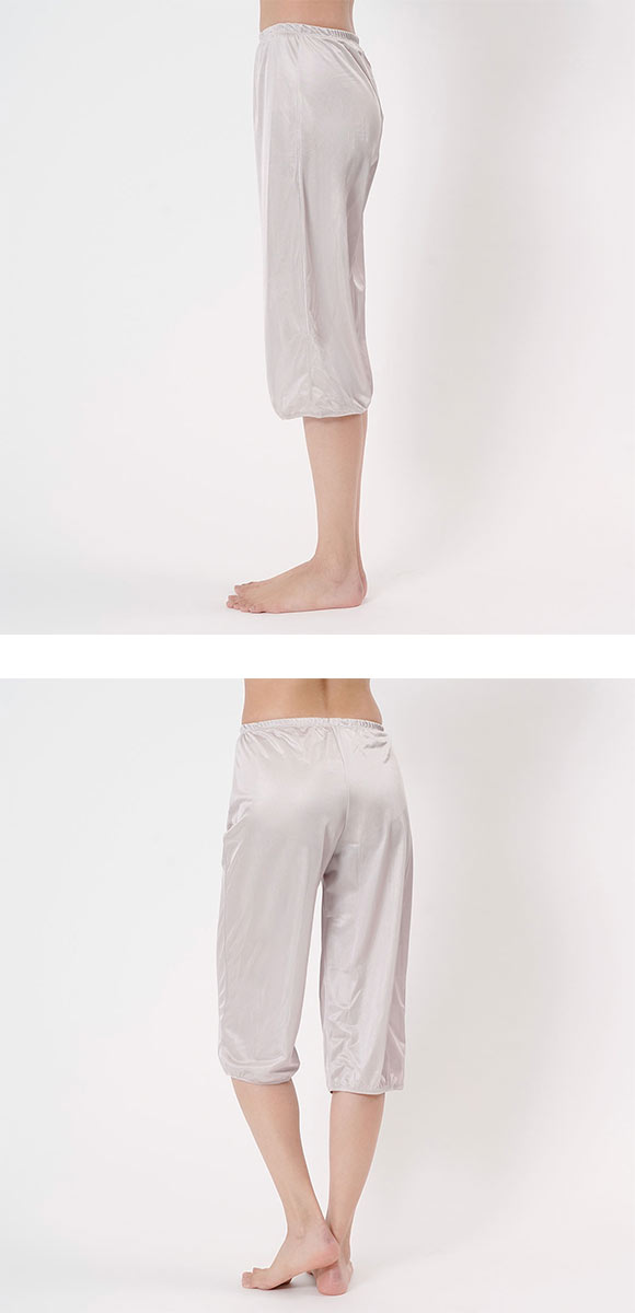 福助 fukuske FUN by FUKUSKE 着こなしキレイ 足口ゴム入り ペチパンツ 70cm丈 レディース インナー