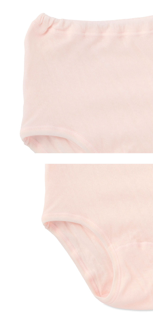 福助 Fukuske ソフトショーツ 深め ハイウエスト 綿100％ ガーゼ ショーツ 単品