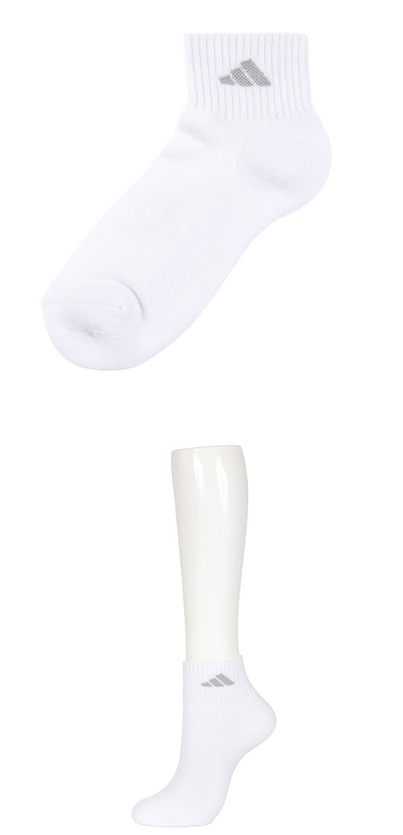 アディダス 足底パイル ショート丈 ソックス 3足セット レディース 靴下 adidas 消臭 破れにくい 23-25cm