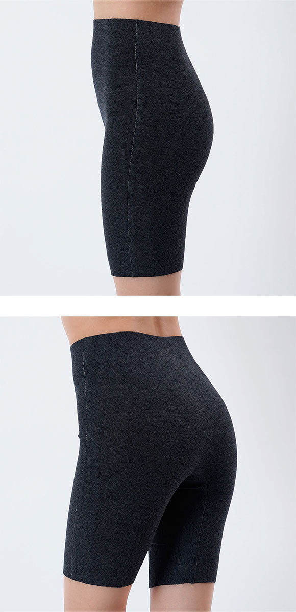 福助 fukuske 美温活 おふとん心地 シームレス 5分丈ボトム レディース インナー