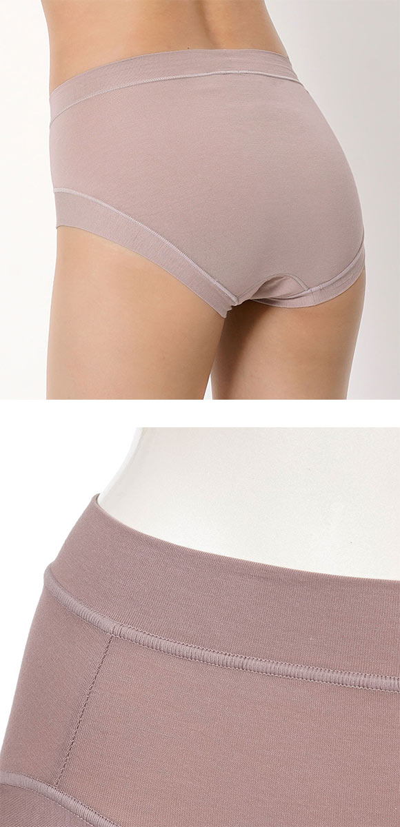 福助 Fukuske レディース 満足 美温活 よもぎ蒸し ノーマルショーツ 袋入り 単品