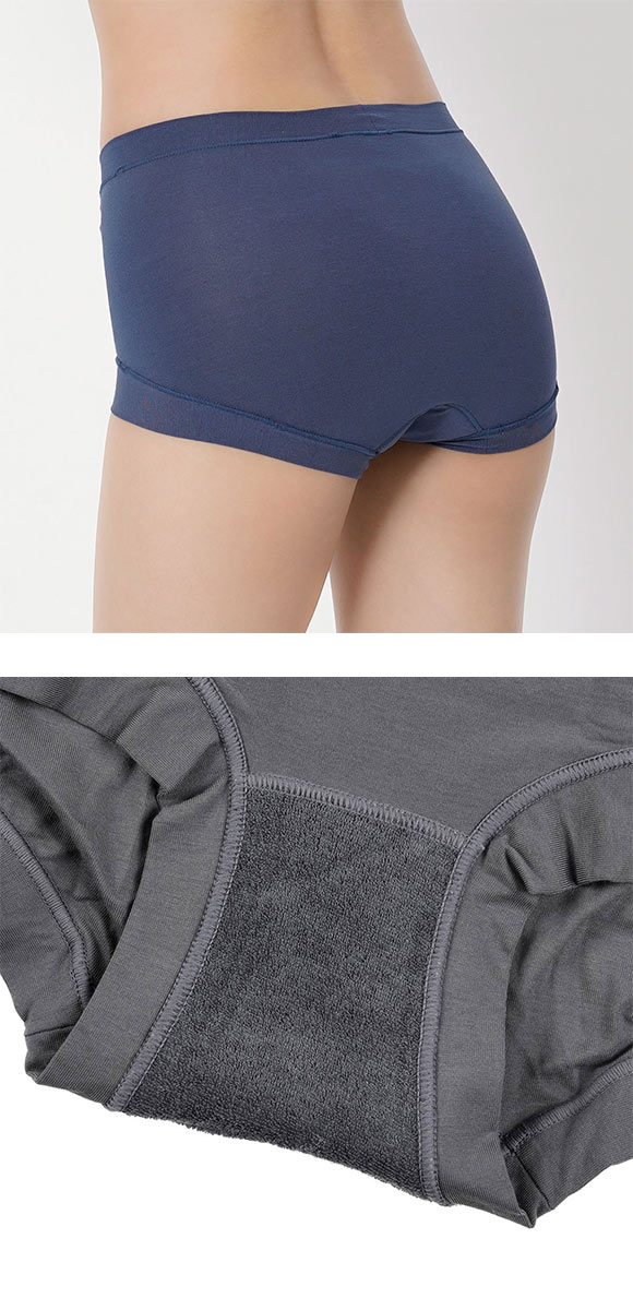 福助 Fukuske レディース 満足 美温活 よもぎ蒸し 一分丈ショーツ 袋入り 単品