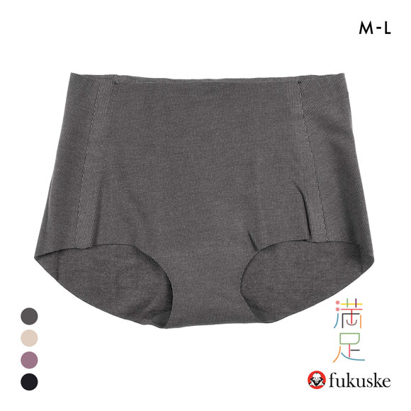 福助 満足Styling ふわっとAirなソフトタッチ あったかシームレス 1分丈 ショーツ レディース ボクサー fukuske