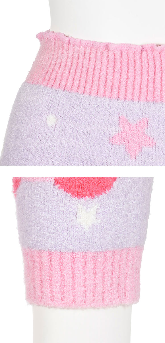 星のカービィ モコモコパンツ もこぱん レディース レギンス ルームウェア モコパン 福助 fukuske