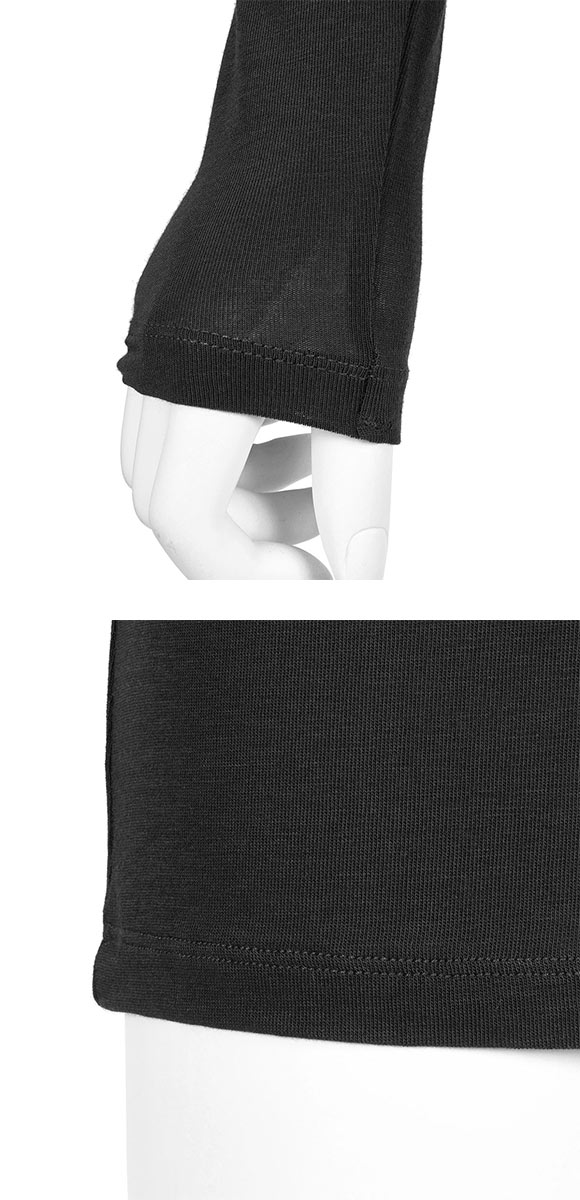 福助 ステキシアー タートルネック 長袖シャツ レディース インナー fukuske