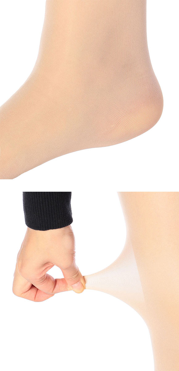 福助 fukuske おなかゆったり気分 ウエストゴムなし ストッキング パンスト 30デニール シアータイツ リラックスフィット