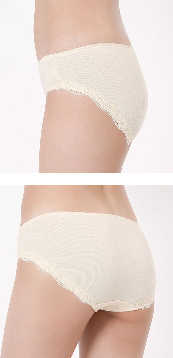 福助 kihada コットン100％ スタンダード ショーツ レディース fukuske キハダ