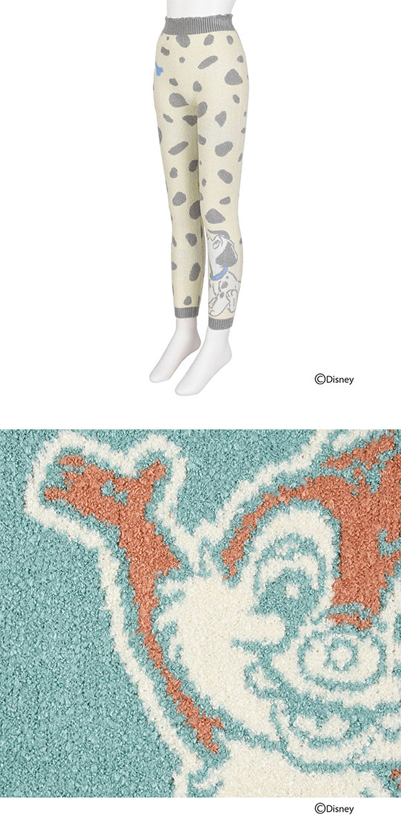 ディズニー DISNEY モコモコパンツ もこぱん レディース レギンス ルームウェア モコパン 福助 fukuske