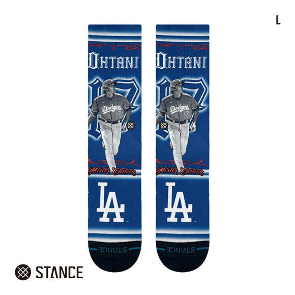 スタンス OHTANI CARTOON CREW クルー丈 ソックス メンズ STANCE 靴下