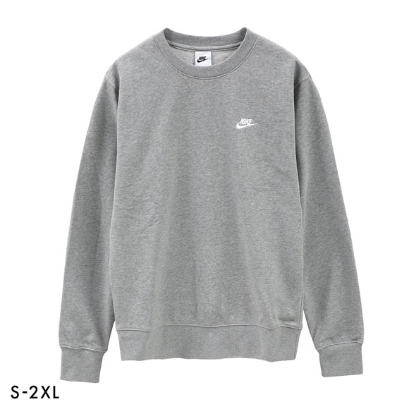 ナイキ クラブ フレンチテリー クルーネック トップス 長袖 メンズ スウェット トレーナー NIKE