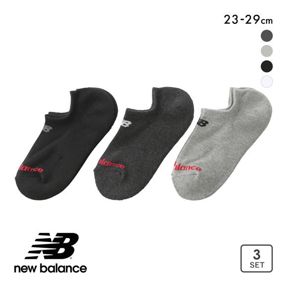 ニューバランス スニーカーレングス ソックス 3足セット メンズ レディース 靴下 23-25cm 25-27cm 27-29cm ユニセックス New Balance