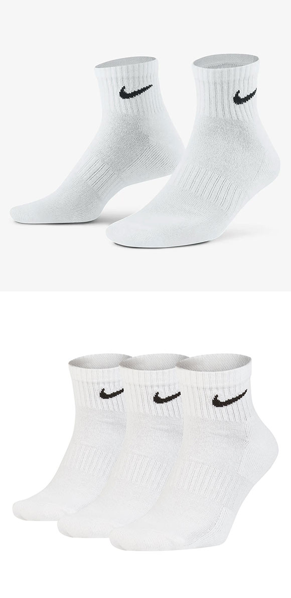 ナイキ NIKE エブリデイ クッション ショート丈 ソックス 3足組 靴下 メンズ レディース SX7667 21-23cm 23-25cm 25-27cm 27-29cm