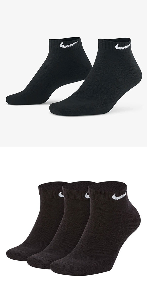 ナイキ NIKE エブリデイ クッション ロー ソックス 3足組 靴下 メンズ レディース SX7670 21-23cm 23-25cm 25-27cm 27-29cm