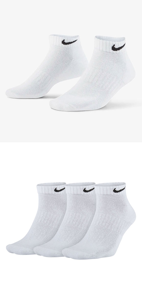 ナイキ NIKE エブリデイ クッション ロー ソックス 3足組 靴下 メンズ レディース SX7670 21-23cm 23-25cm 25-27cm 27-29cm