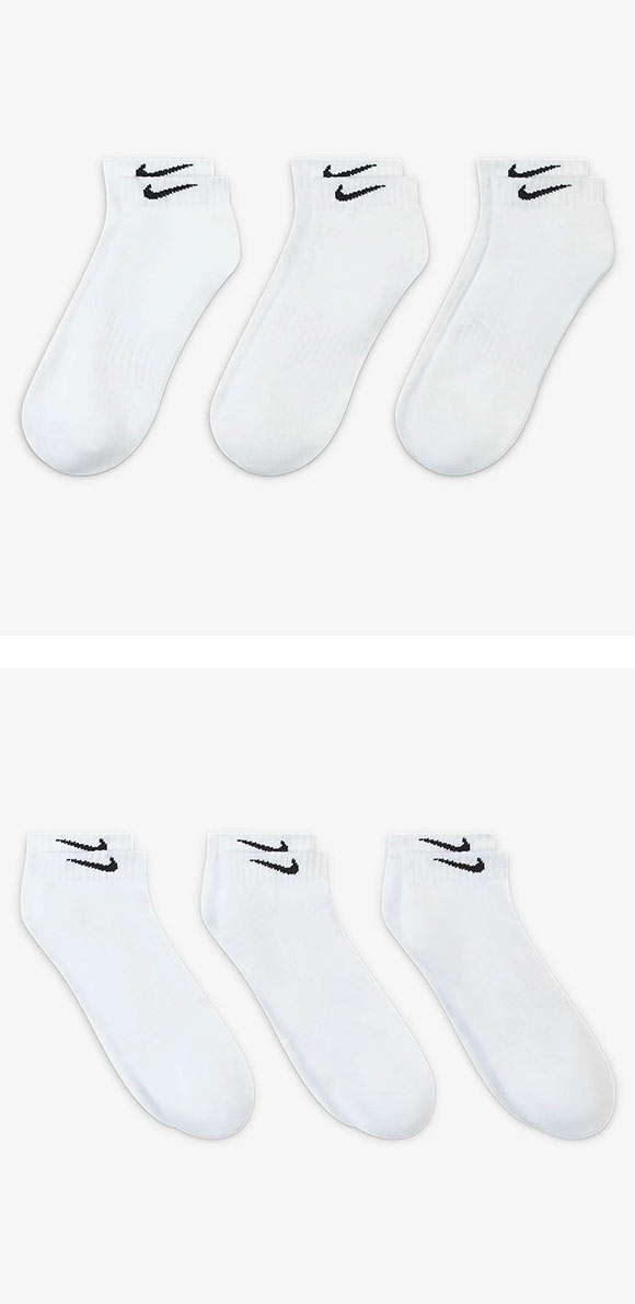 ナイキ NIKE エブリデイ クッション ロー ソックス 3足組 靴下 メンズ レディース SX7670 21-23cm 23-25cm 25-27cm 27-29cm