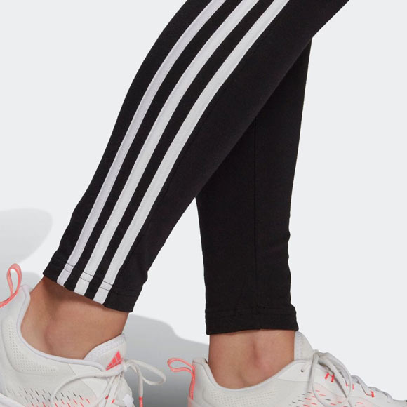 アディダス adidas スポーツレギンス レディース W ESS エッセンシャル 3ストライプ コットン タイツ スポーツウェア 28881