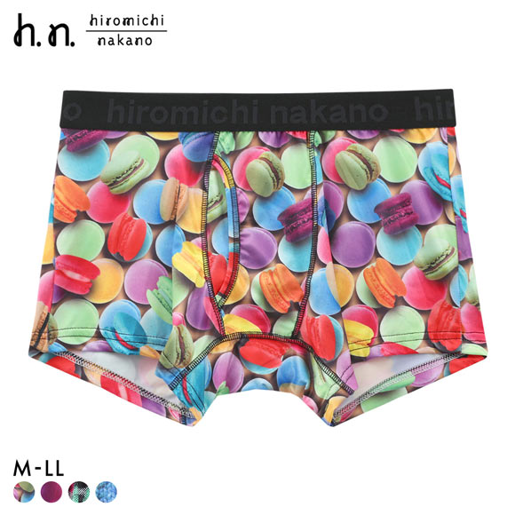 ヒロミチナカノ hiromichinakano 転写プリント ボクサーパンツ メンズ 前あき M L LL