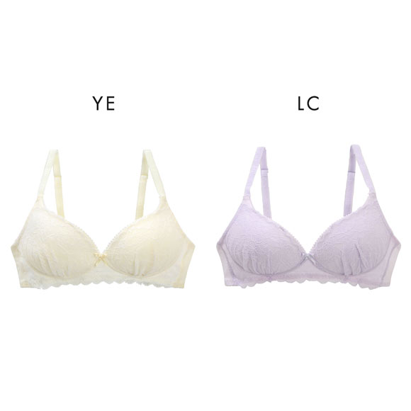 カジュアルフィーリング ラッセルレース ノンワイヤーブラ レディース リラクシング ワイヤレスブラ 単品 Casual Feeling