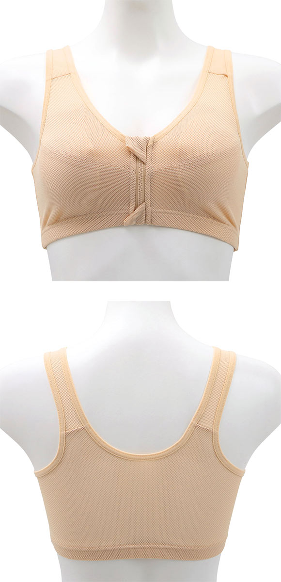 Sporty Fit Bra スポーティフィットブラ ハーフトップ ノンワイヤー ブラジャー フロントファスナー 前開き スポーツブラ 単品