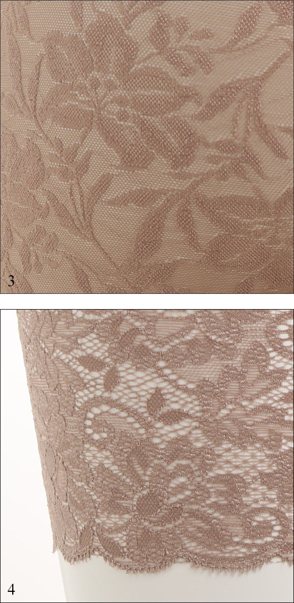 補正下着 ガードル レーシー ロングガードル 花柄