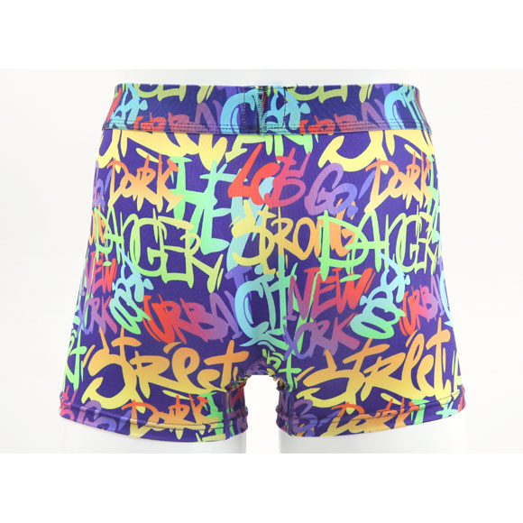 キングノバ 英字アート柄 ボクサーパンツ メンズ 前開き M L LL KING NOVA ストレッチ プリント
