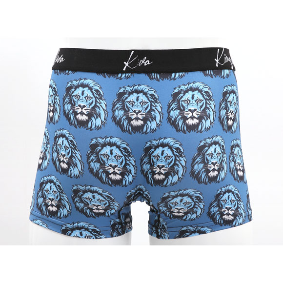 キングノバ ライオン柄 ボクサーパンツ メンズ 前あき M L LL ストレッチ プリント 大きいサイズ KING NOVA
