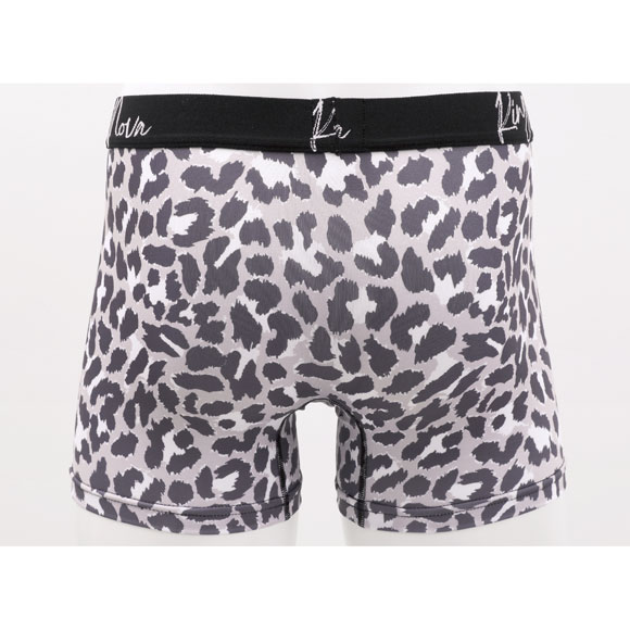 キングノバ ヒョウ ボクサーパンツ メンズ 前あき M L LL ストレッチ プリント 大きいサイズ 贈り物 ギフト KING NOVA