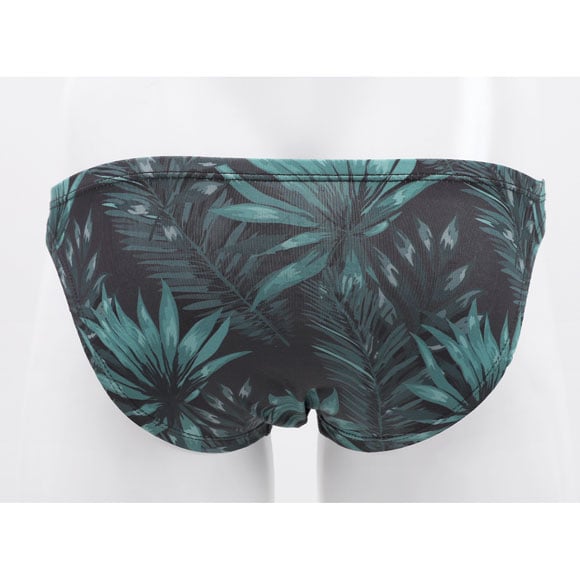 キングノバ ボタニカル柄 ビキニ フルバック メンズ 前とじ M L LL パンツ ブリーフ ブーメラン KING NOVA クリスマス バレンタイン