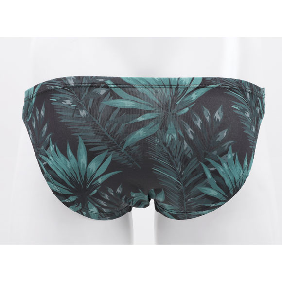 キングノバ ボタニカル柄 ビキニ フルバック メンズ 前とじ M L LL パンツ ブリーフ ブーメラン KING NOVA クリスマス バレンタイン