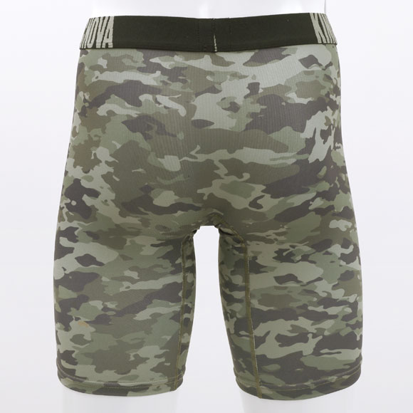キングノバ 迷彩柄 5分丈 ロングボクサーパンツ メンズ 前あき 3L 4L ストレッチ 大きいサイズ KING NOVA