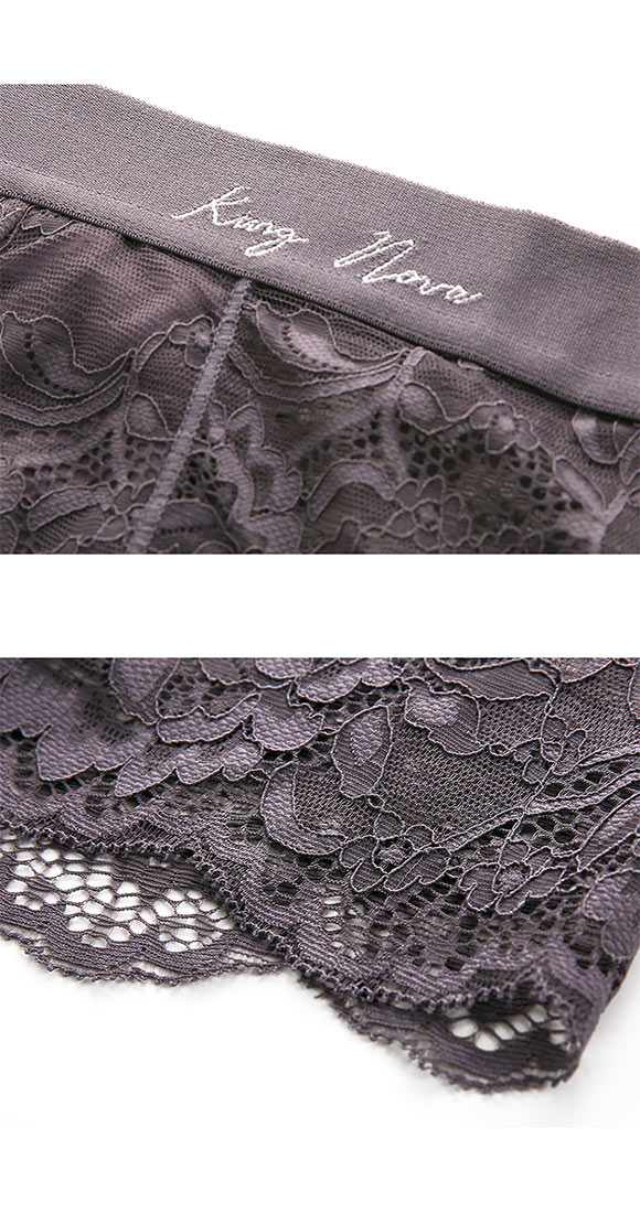 キングノバ KING NOVA 総レース メンズボクサーパンツ メンズ 無地