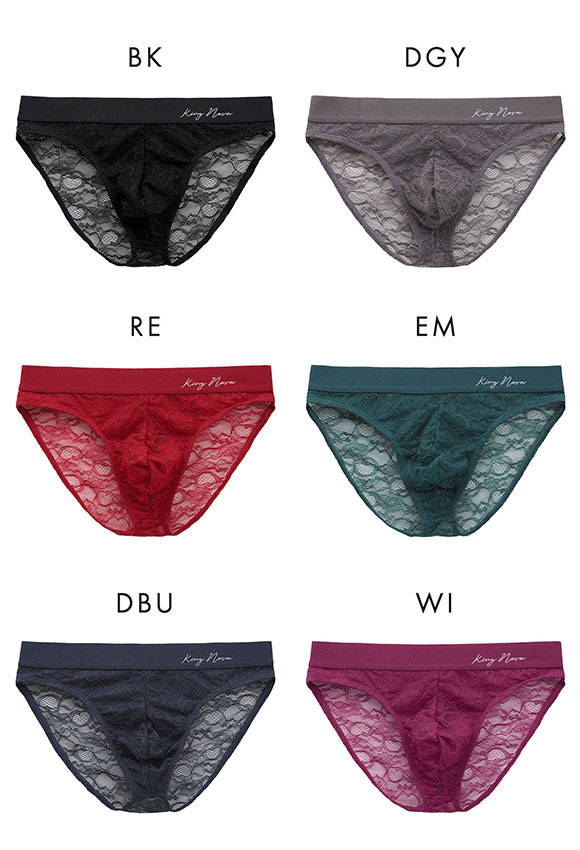 キングノバ KING NOVA レース ビキニ パンツ メンズ 無地