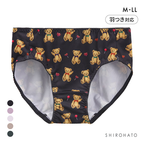 のびのび2WAY プリント サニタリーショーツ 羽根つき対応 M-LL やや深ばき すっぽり ノーマル スタンダード