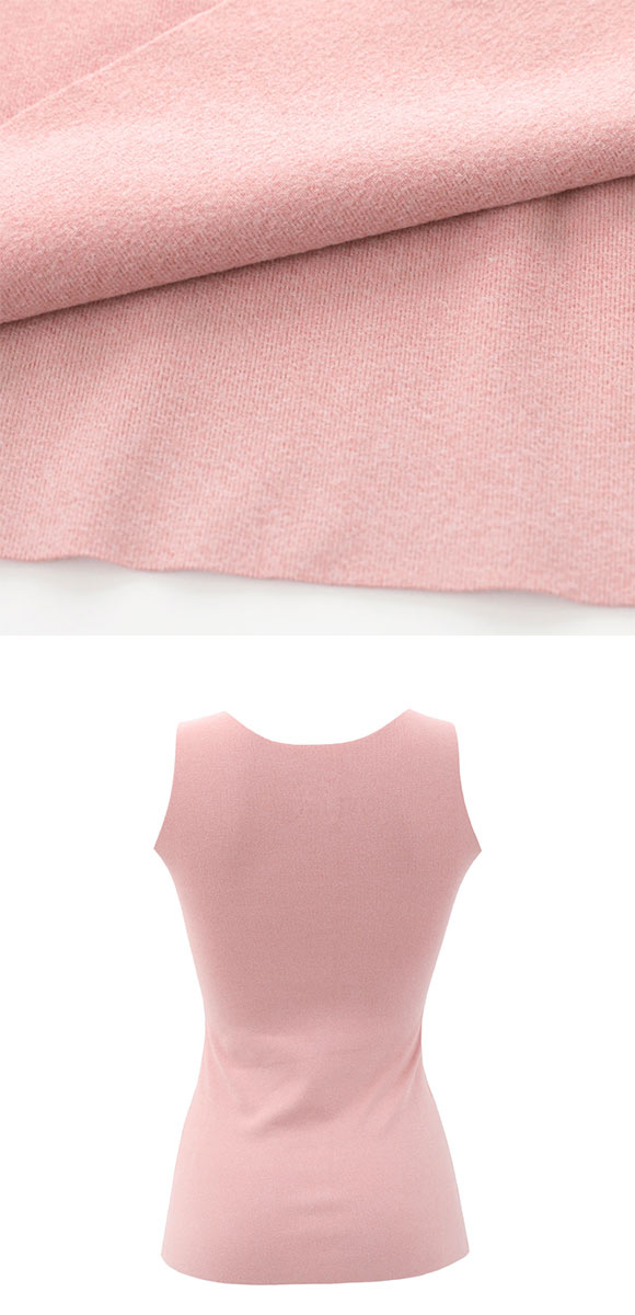 ぬくもRich 両面起毛 カップ付きタンクトップ あったかブラトップ インナー レディース 裏起毛 温活 冷え対策 寒さ ストレッチ