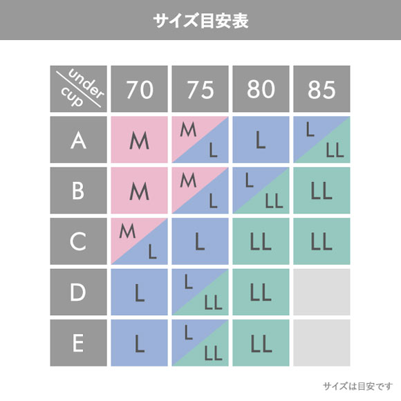 ふわっち 脇高フラワーレース ノンワイヤー ブラ M L LL ブラジャー ワイヤレス 大きいサイズ
