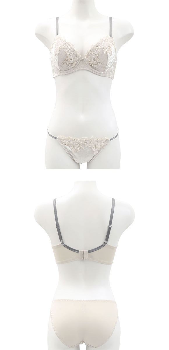 スパイシー ブラジャー ショーツ セット エレガントベロア SPICY