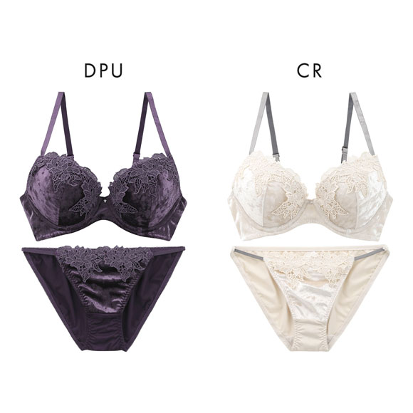 スパイシー ブラジャー ショーツ セット エレガントベロア SPICY