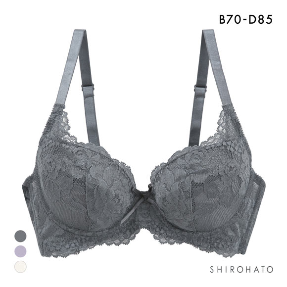 育乳脇高設計 美胸をつくりキープするブラ ブラジャー BCD70-85 補正 4枚接ぎ ソフトワイヤー 大きいサイズ ふっくら 谷間 段差軽減