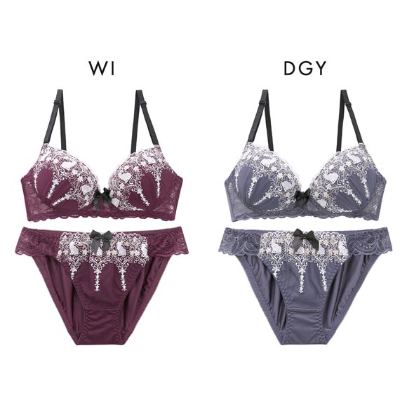 ピュアシェリ ネコ柄ラメチュール ノンワイヤー ブラセット M L LL ブラジャー ショーツ ワイヤレス 大きいサイズ PURECHERIE
