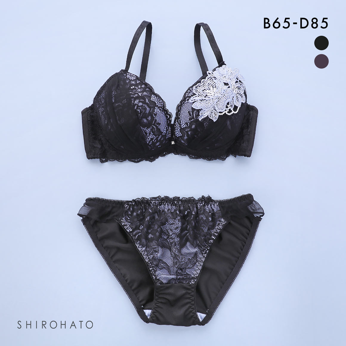 ルルモアナ ブラジャー ショーツ セット ケミカルフラワー LULU MOANA