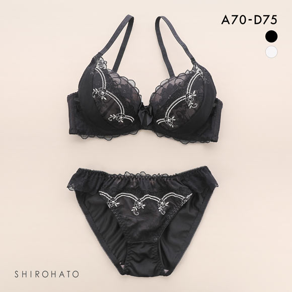 ピュアシェリ ブラジャー ショーツ セット ローズモチーフ PURECHERIE