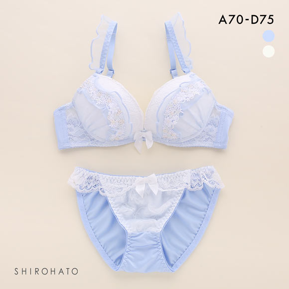 ロマンティックドール ブラショーツセット ストレッチレース 3色ケミカル付ハーフ Romantic doll