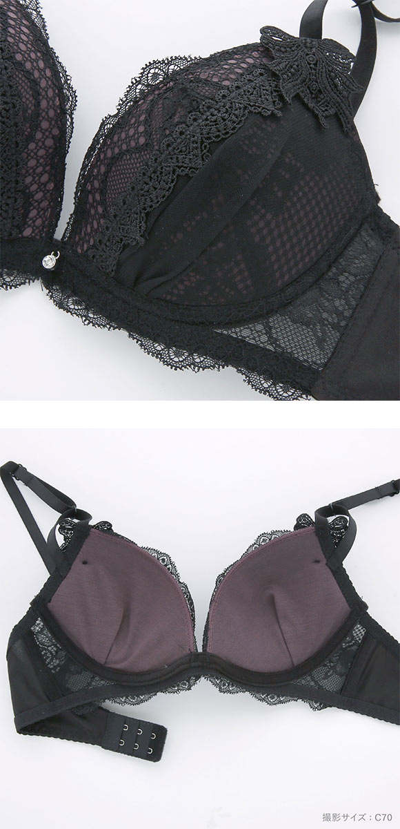 ルルモアナ ブラジャー ショーツ セット リボンレース LULUMOANA