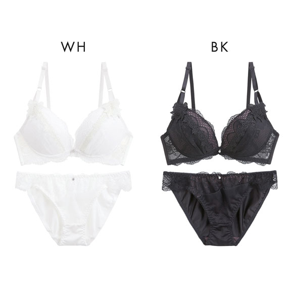 ルルモアナ ブラジャー ショーツ セット リボンレース LULUMOANA